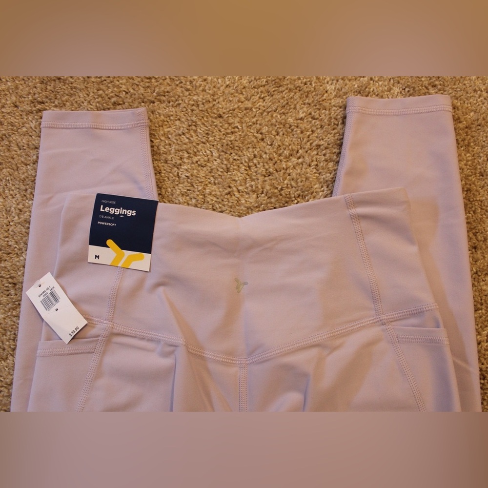 NEW High-Waisted PowerSoft 7/8 Leggings Size M - Picture 5 of 6